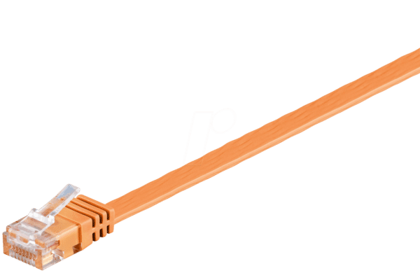 GOOBAY 96403 - Cat.6 Flachkabel orange  1 m