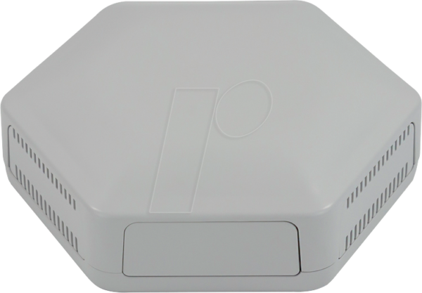 CBHEX1-24-GY - Hex-Box IoT-Gehäuse mit 2 massiven 4 belüfteten Elementen