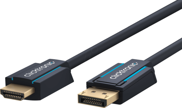 CLICK 44924 - DisplayPort 1.2 auf HDMI A Stecker