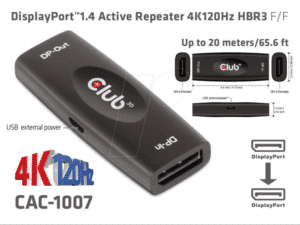 C3D CAC 1007 - DisplayPort 1.4 Repeater