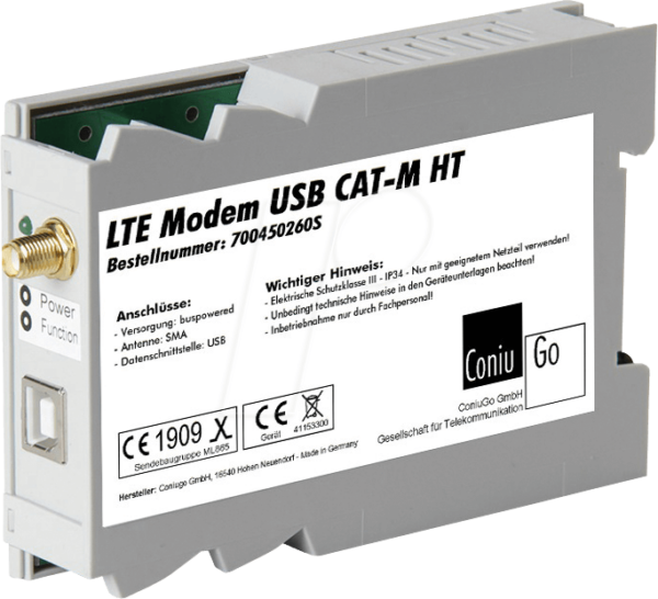 CONIU 700450260S - LTE Modem USB Hutschiene CAT M