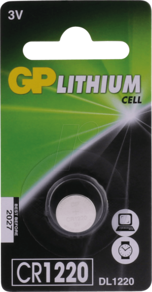 CR 1220 GP - Lithium-Knopfzelle