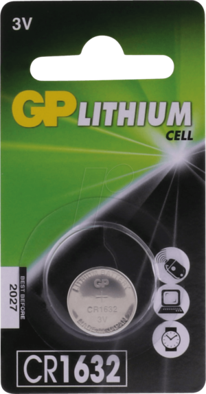 CR 1632 GP - Lithium-Knopfzelle