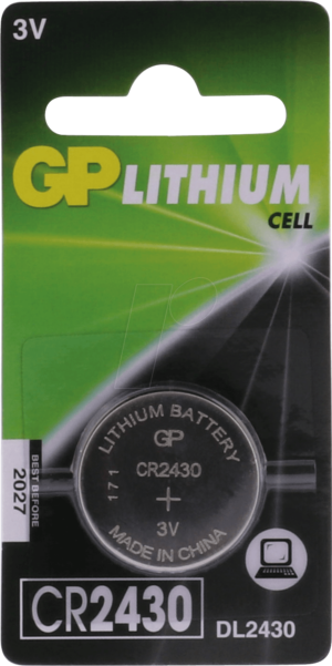 CR 2430 GP - Lithium-Knopfzelle