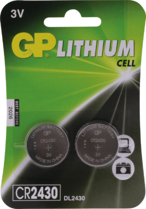 CR 2430 X2 GP - Lithium Knopfzelle