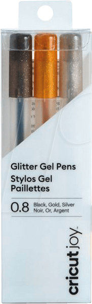 CRICUT 2008070 - Stifteset Gel Pen Glitter 0.8 mm
