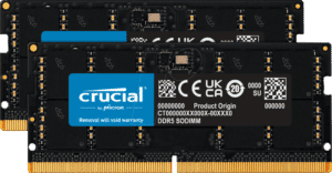 51CR6448-2140 - 64 GB SO DDR5 4800 CL40 Crucial 2er Kit