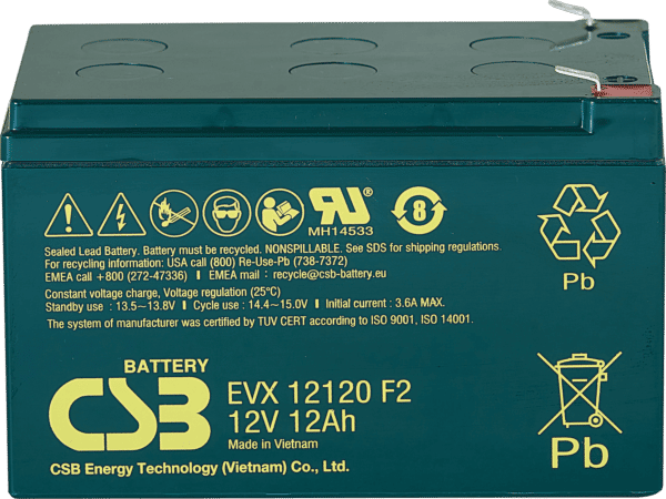 CSB EVX12120F2 - Blei-Vlies-Akku