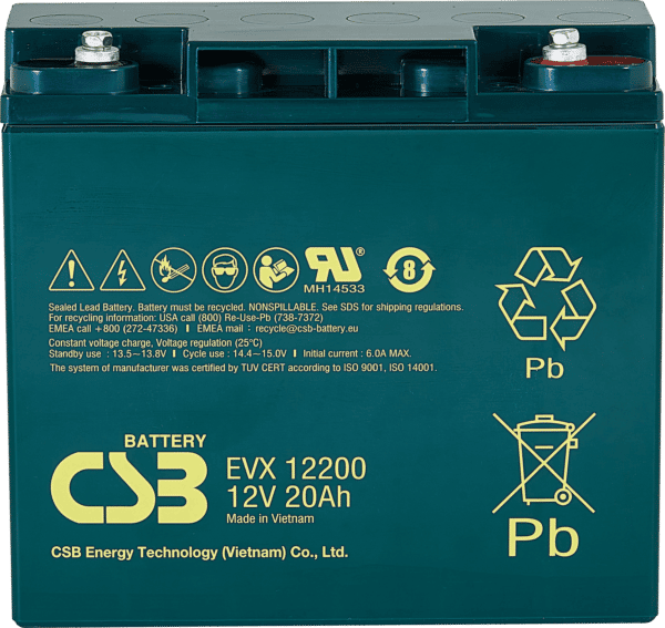 CSB EVX12200 - Blei-Vlies-Akku