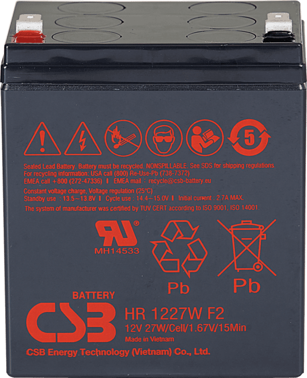 CSB HR1227WF2 - Blei-Vlies-Akku