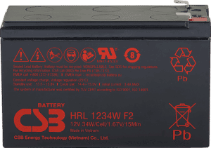 CSB HRL1234WF2FR - Blei-Vlies-Akku