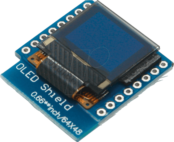 D1Z OLED 0.66 - D1 Shield - OLED-Display 0