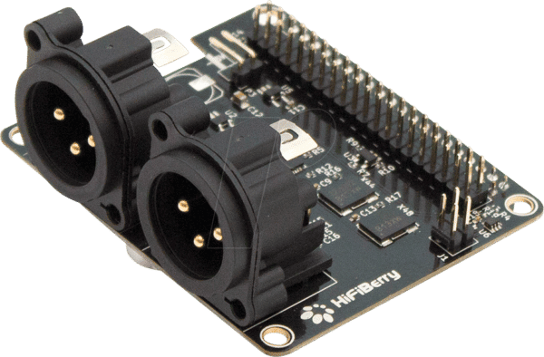 RPI HB DAC2 PROX - Raspberry Pi Shield - HiFiBerry DAC2 Pro XLR