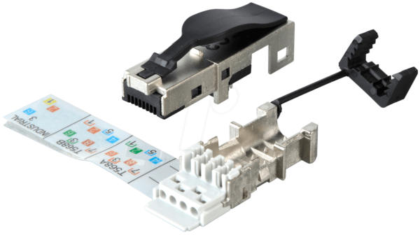 DAT 417523 - RJ45 Stecker IP20 Cat.6a - geschirmt