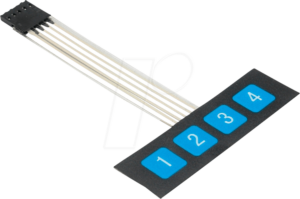 DEBO TAST 1X4 - Entwicklerboards - Folientastatur