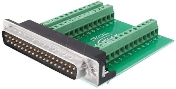 DELOCK 65320 - Sub-D 37 Pin Stecker > Terminalblock 39 Pin