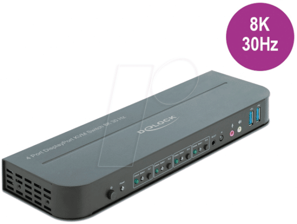 DELOCK 11484 - 4-Port KVM Switch