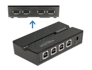 DELOCK 11494 - USB 2.0 Switch 4 Port