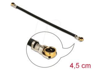 DELOCK 12607 - HF Antennenkabel MHF® 4L Stecker zu MHF® 4L Stecker 1