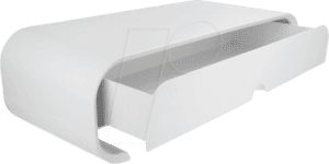 DELOCK 18324 - Monitorständer mit Schublade weiß