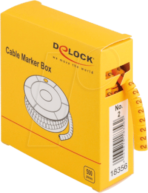 DELOCK 18356 - Kabelmarker Box