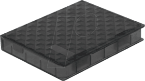 DELOCK 18368 - Schutzbox für 2.5'' HDD / SSD grau