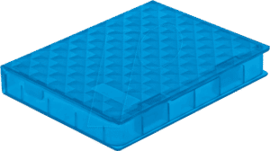 DELOCK 18369 - Schutzbox für 2.5'' HDD / SSD blau