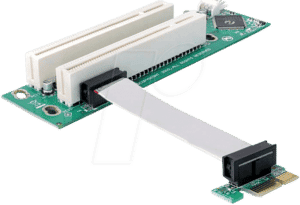DELOCK 41341 - Riser Karte PCIe > 2 x PCI