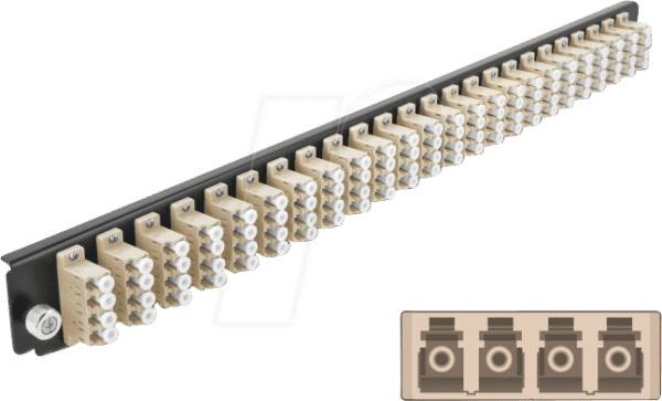 DELOCK 43371 - 19'' Spleißbox Frontblende