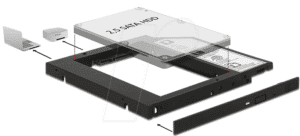 DELOCK 62669 - Einbaurahmen für SATA HDD/SSD in 5