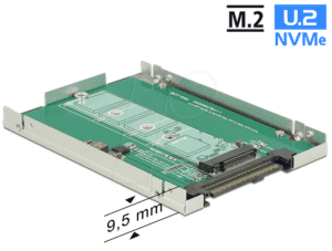 DELOCK 62710 - Konverter U.2 SFF-8639 > M.2 NGFF NVMe Key M