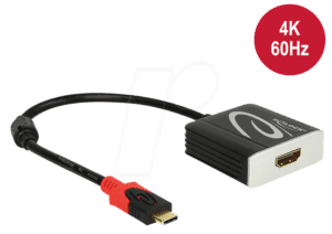 DELOCK 62730 - USB C Stecker auf HDMI 4K/60Hz Buchse DP-Alt Mode