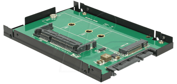 DELOCK 62944 - Konverter SATA 22 Pin > 1 x M.2 / 1 x CFast