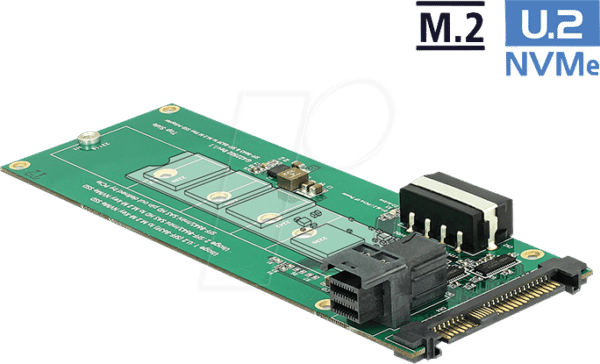DELOCK 62945 - Konverter U.2 SFF-8639/8643 > M.2 NVMe Key M
