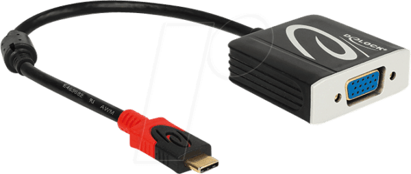 DELOCK 62994 - Adapterkabel USB Type-C Stecker > VGA Buchse 15-pin
