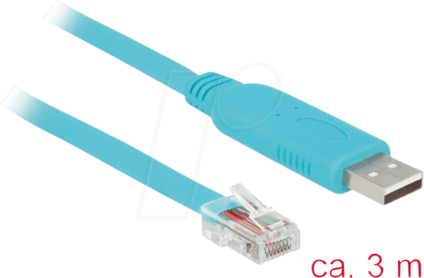 DELOCK 63289 - Konsolenkabel 3 m blau