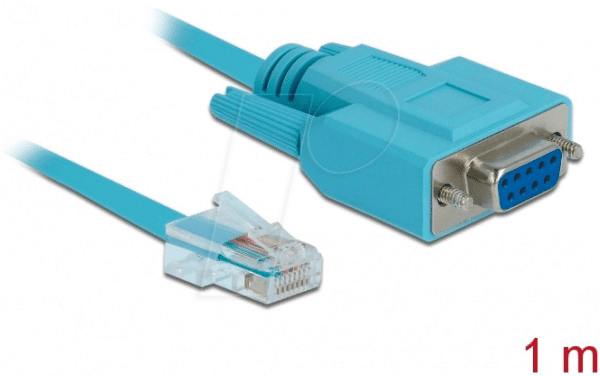 DELOCK 63341 - Konsolenkabel 1 m blau