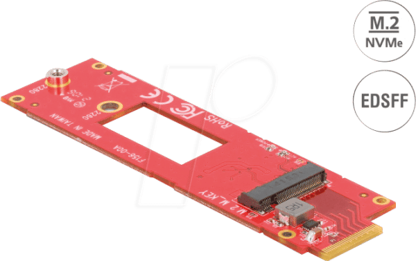 DELOCK 63797 - EDSFF E1.S > 1 x M.2 Key M NVMe