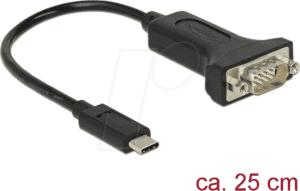 DELOCK 63908 - Adapter USB Type-C > 1 x Seriell DB9 RS-232