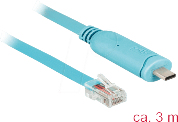 DELOCK 63914 - Konsolenkabel 3 m blau