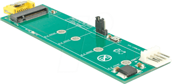 DELOCK 63917 - Konverter SATA Pin 8 Power Buchse > M.2 Key B Slot