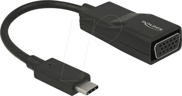DELOCK 63923 - Adapter USB Type-C Stecker > VGA Buchse (DP Alt Mode)