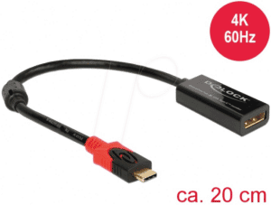 DELOCK 63928 - Delock DisplayPort Adapter für USB Type-C Monitor 4K