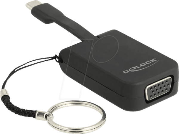 DELOCK 63941 - USB Type-C Adapter > VGA (DP Alt Mode) - Schlüsselanhänger