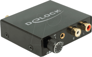 DELOCK 63972 - Konverter Audio Digital > Analog HD mit Kopfhörerverstärker