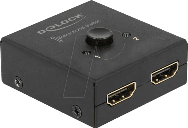 DELOCK 64072 - Switch bidirektional HDMI 2 - 1 4k 60Hz kompakt