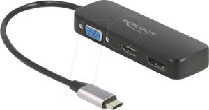 DELOCK 64156 - Multiport-Adapter USB Type-C auf VGA