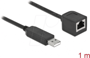 DELOCK 64164 - Konsolenkabel 1 m schwarz