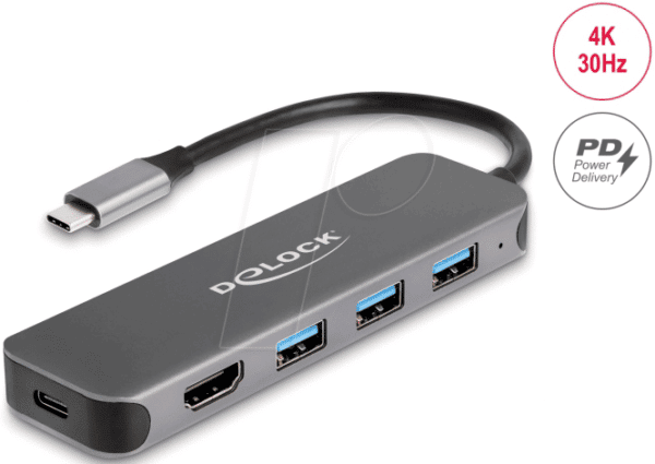 DELOCK 64171 - USB-Hub 3.0 Typ-C