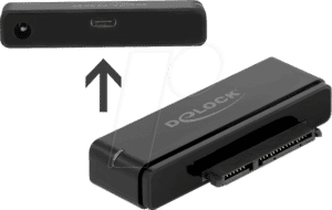 DELOCK 64188 - Konverter SATA 22 Pin > USB 3.1 Type-C
